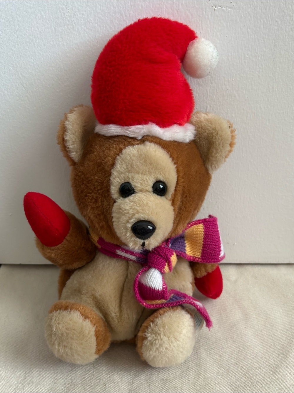Spearhead Marketing VTG Plush Christmas Holiday Teddy Bear Puppet 1983